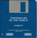 Footballer of the Year II Atari disk scan