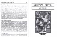 Gazza's Super Soccer Atari instructions