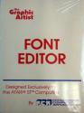 Graphic Artist (The) - Font Editor Atari disk scan