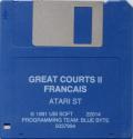 Great Courts II Atari disk scan