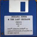 Indiana Jones & the Last Crusade / Explora III Atari disk scan