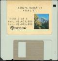 King's Quest IV - The Perils of Rosella Atari disk scan