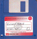 Knight Force Atari disk scan