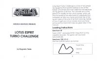 Lotus Esprit Turbo Challenge Atari instructions