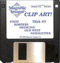 Magnetic Images Clip Art! Atari disk scan
