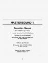 Master Sound II Atari instructions