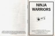 Ninja Warriors Atari instructions