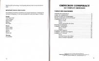 Omnicron Conspiracy Atari instructions