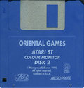 Oriental Games Atari disk scan