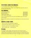 Pang Atari instructions