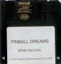 Pinball Dreams Atari disk scan