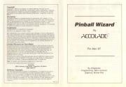 Pinball Wizard Atari instructions