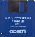 Shadow Warriors Atari disk scan