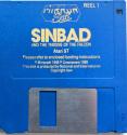 Sinbad and the Throne of the Falcon Atari disk scan
