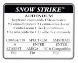Snowstrike Atari instructions