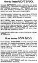 Soft Spool Atari instructions