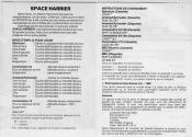 Space Harrier Atari instructions