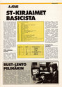 ST-kirjaimet Basicista Atari instructions