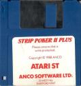 Strip Poker II Plus Atari disk scan