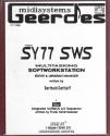 SY-77 Softworkstation Atari disk scan