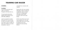 Touring Car Racer Atari instructions
