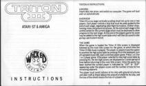 Triton III Atari instructions