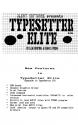 Typesetter Elite Atari instructions