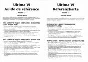 Ultima VI - The False Prophet Atari instructions