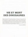 Vie et Mort des Dinosaures Atari instructions