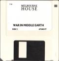 War in Middle Earth Atari disk scan