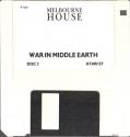 War in Middle Earth Atari disk scan