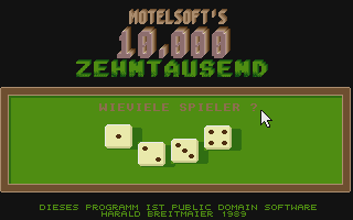 10000 Zehntausend atari screenshot