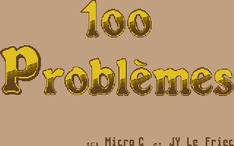 100 Problèmes - Niveau CE2 à 6ème atari screenshot