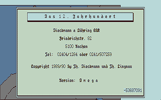 12. Jahrhundert (Das) atari screenshot