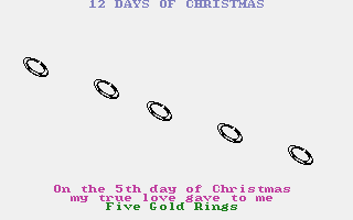 12 Days of Christmas atari screenshot