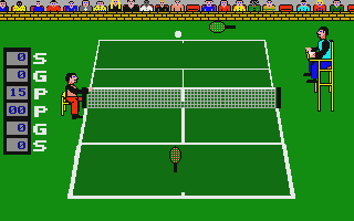 1st Serve Tennis atari screenshot