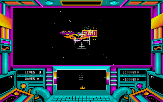 3-D Galax atari screenshot