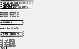 3D Developer's Disk for CAD-3D 2.0 atari screenshot