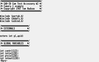 3D Developer's Disk for CAD-3D 2.0 atari screenshot