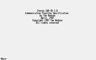 3D Developer's Disk for CAD-3D 2.0 atari screenshot