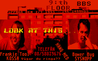 9th Floor BBS Demo atari screenshot