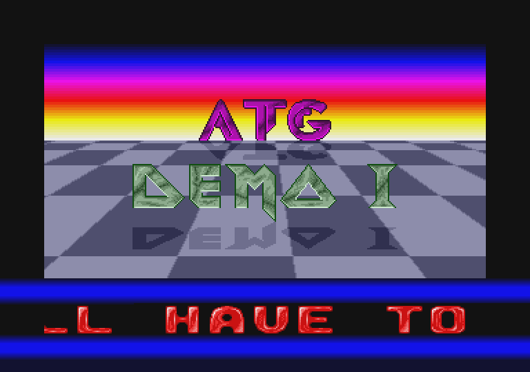 ATG Demo I atari screenshot