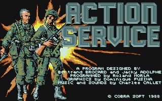 Action Service atari screenshot