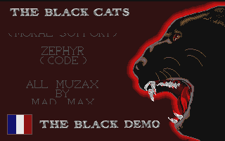 Black Demo (The) atari screenshot