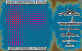 Battleship atari screenshot