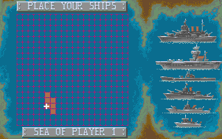 Battleship atari screenshot