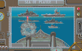Battleship atari screenshot