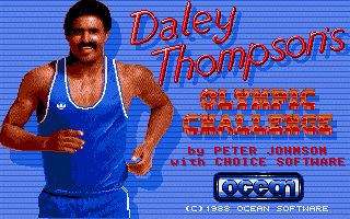 Daley Thompson's Olympic Challenge atari screenshot