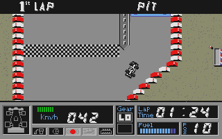 F1 GP Circuits atari screenshot