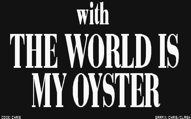 World is My Oyster (The) atari screenshot